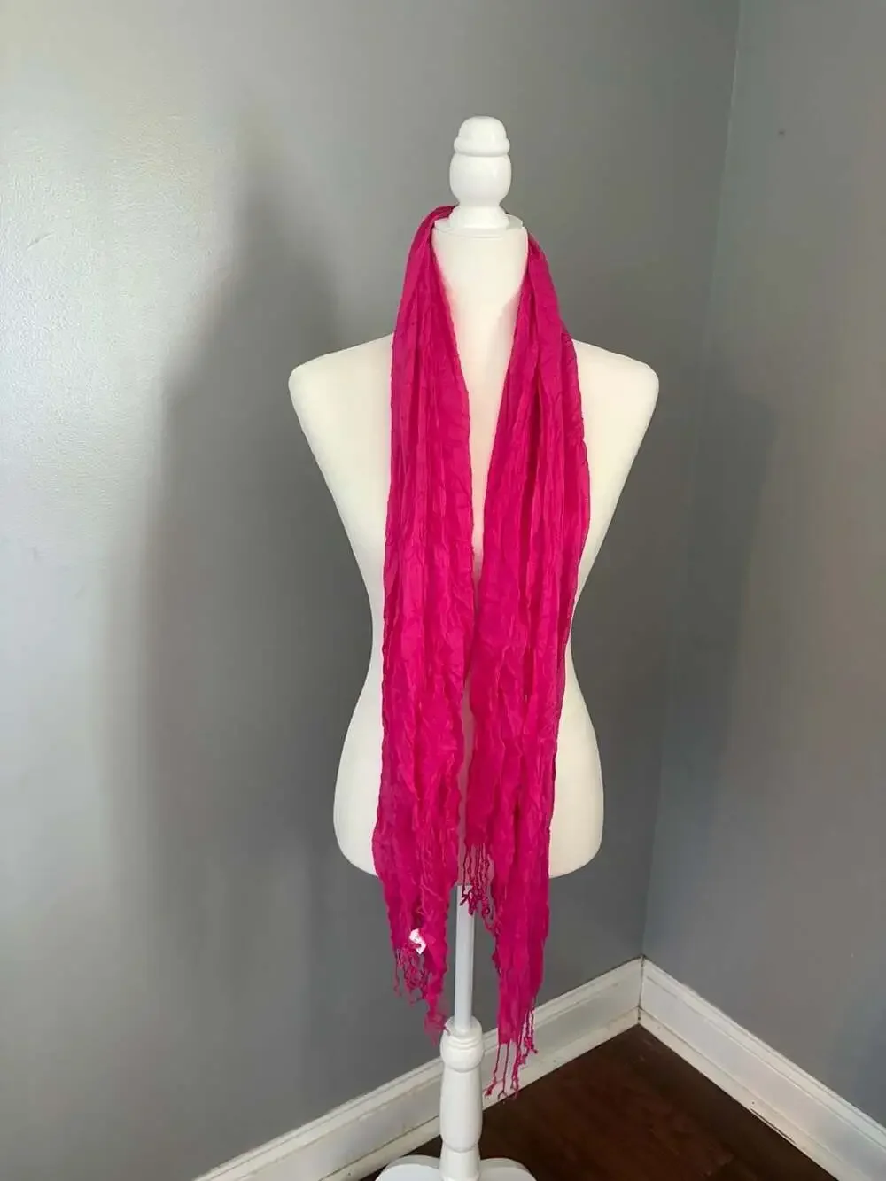 Pink y2k scarf
